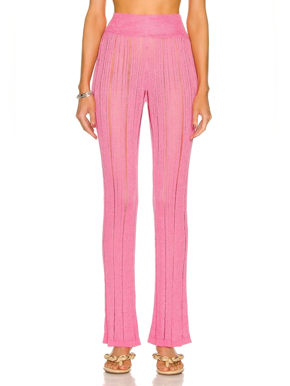 CULT GAIA Savannah Knit Pant In Pink 🩷